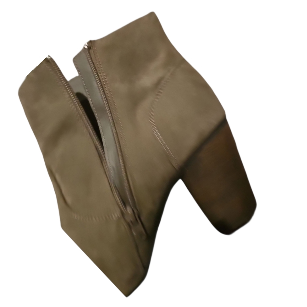 Fringe Ankle Boots - Tan - Picture 6 of 7